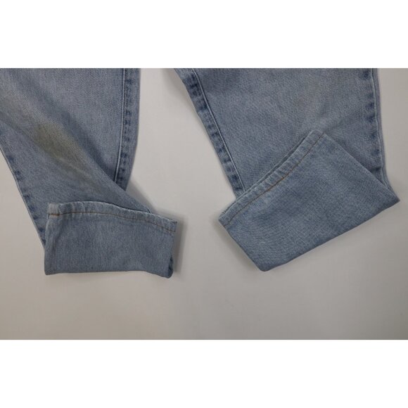 Vintage 90s Guess Mens 33x27 Distressed Relaxed Fit Denim Jeans Blue Cotton USA - Picture 5 of 16